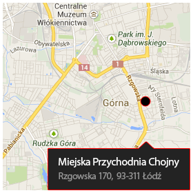 Włodzimierz Agatowicz Gabinet Mapa Łodzi